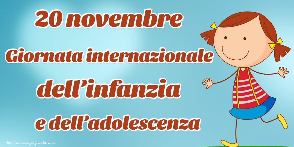 20 novembre Giornata internazionale dell’infanzia e dell’adolescenza