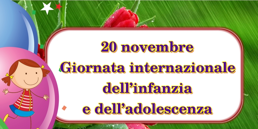 20 novembre Giornata internazionale dell’infanzia e dell’adolescenza
