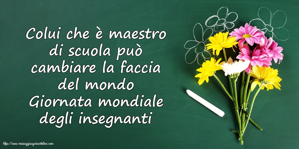 Giornata mondiale degli insegnanti Giornata mondiale degli insegnanti