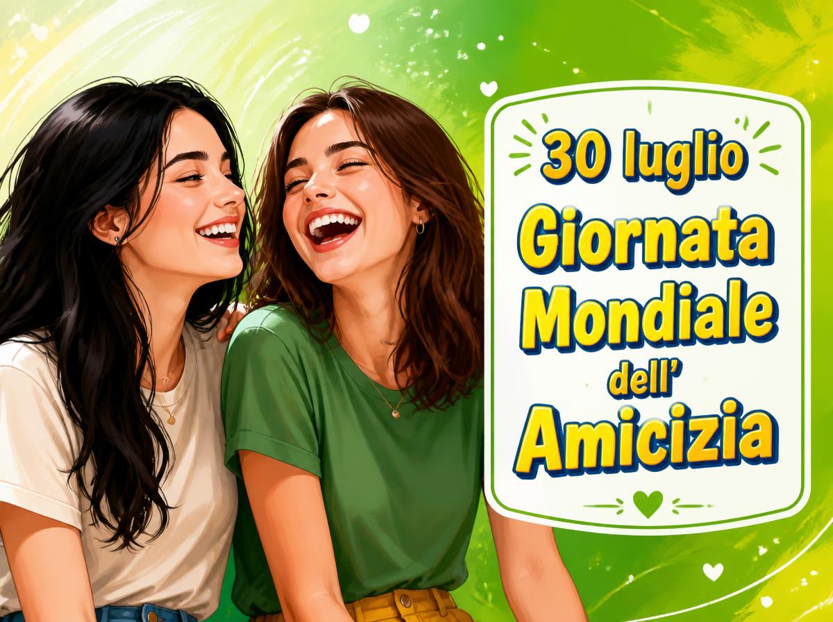 30 luglio Giornata Mondiale dell'Amicizi