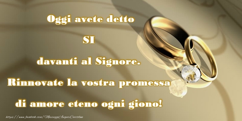 Buon Anniversario di Matrimonio! Auguri!