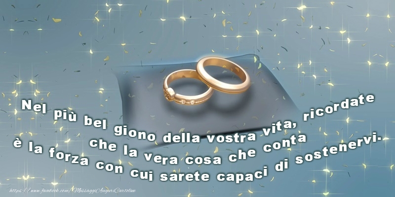 Buon Anniversario di Matrimonio! Auguri!
