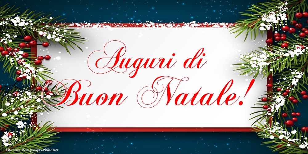 Auguri di Buon Natale!