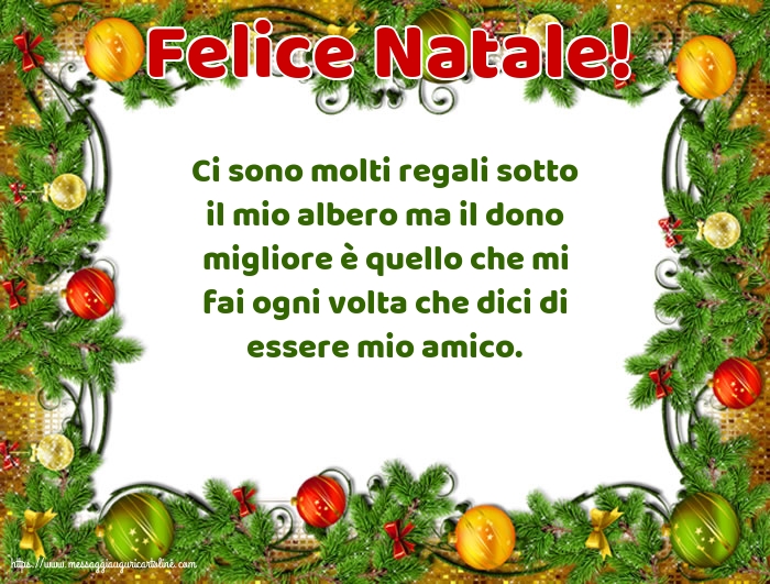 Cartoline di Natale - Felice Natale! - messaggiauguricartoline.com