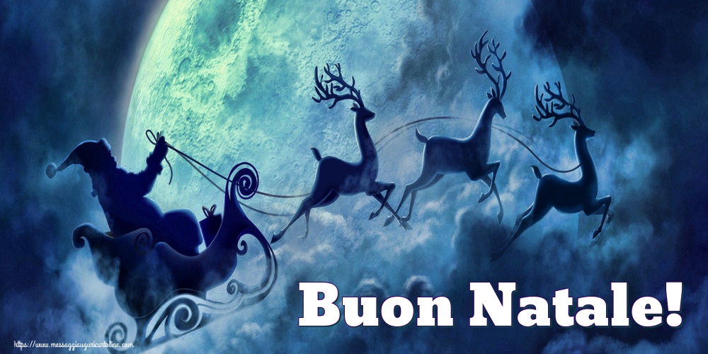 Cartoline di Natale - Buon Natale! - messaggiauguricartoline.com