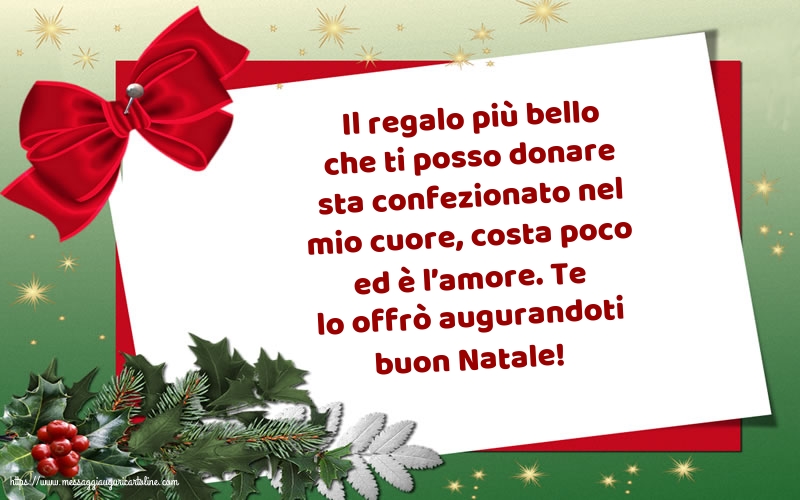 Natale Te lo offrò augurandoti buon Natale!
