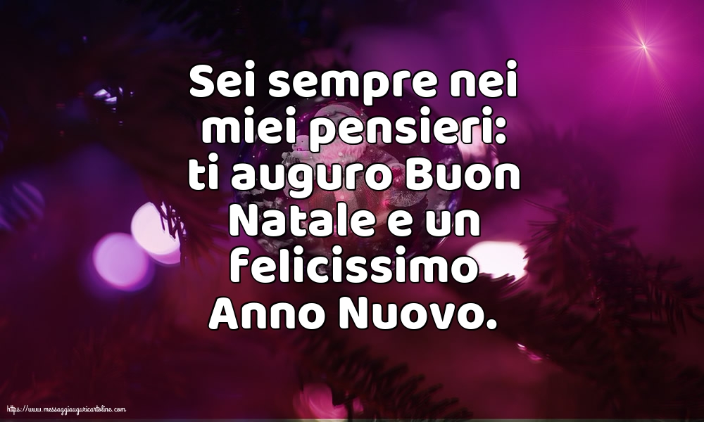 Natale Buon Natale e un felicissimo Anno Nuovo
