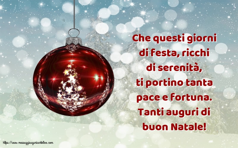Natale Tanti auguri di buon Natale!