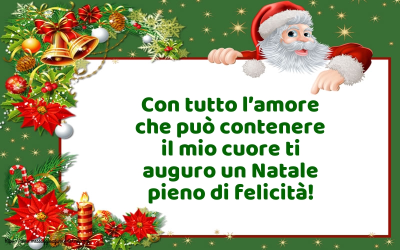 Ti auguro un Natale pieno di felicità!