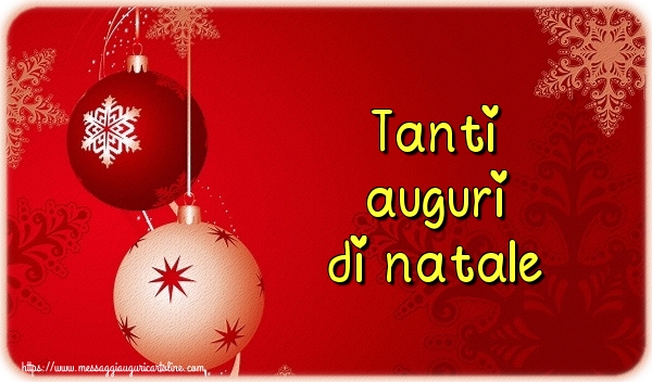 Tanti auguri di natale