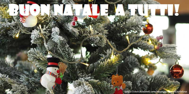 Buon natale a tutti