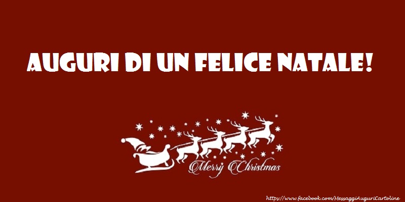 Auguri di un felice Natale