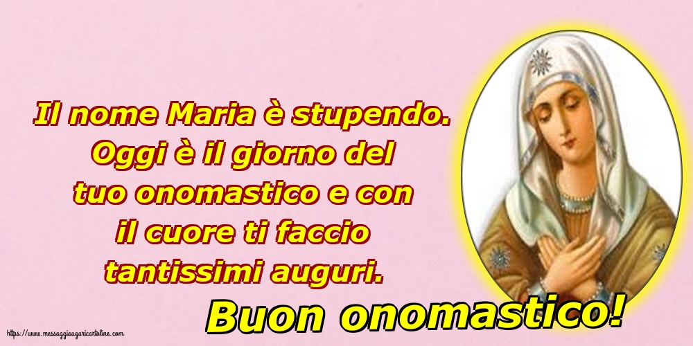 Buon onomastico!