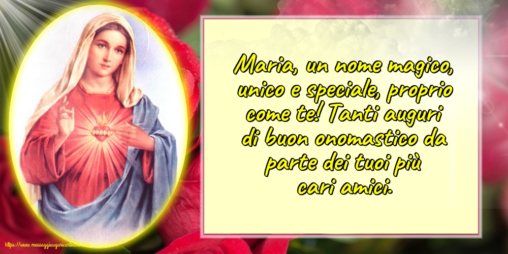 Maria, un nome magico