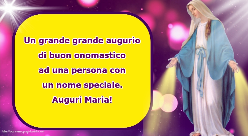 Auguri Maria!