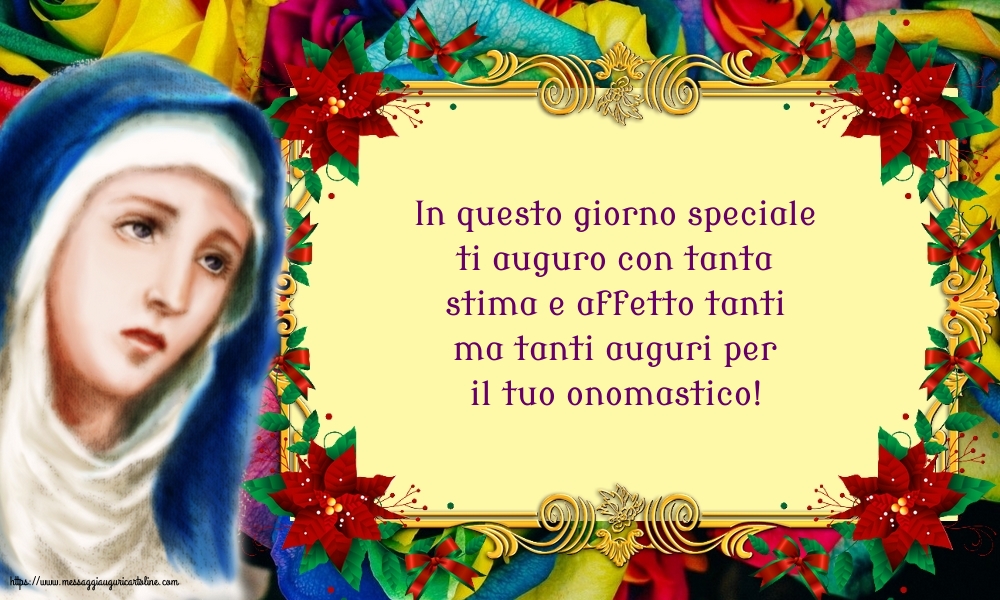 In questo giorno speciale ti auguro con tanta stima e affetto