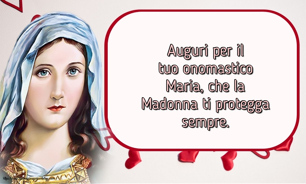 Natività della Beata Vergine Maria Auguri per il tuo onomastico Maria