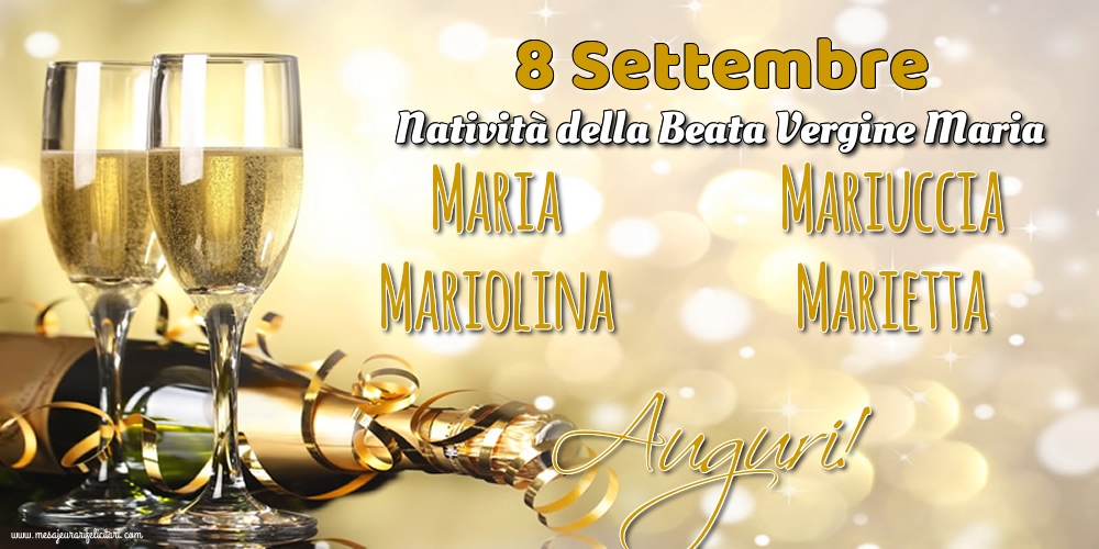 Natività della Beata Vergine Maria 8 Settembre - Natività della Beata Vergine Maria