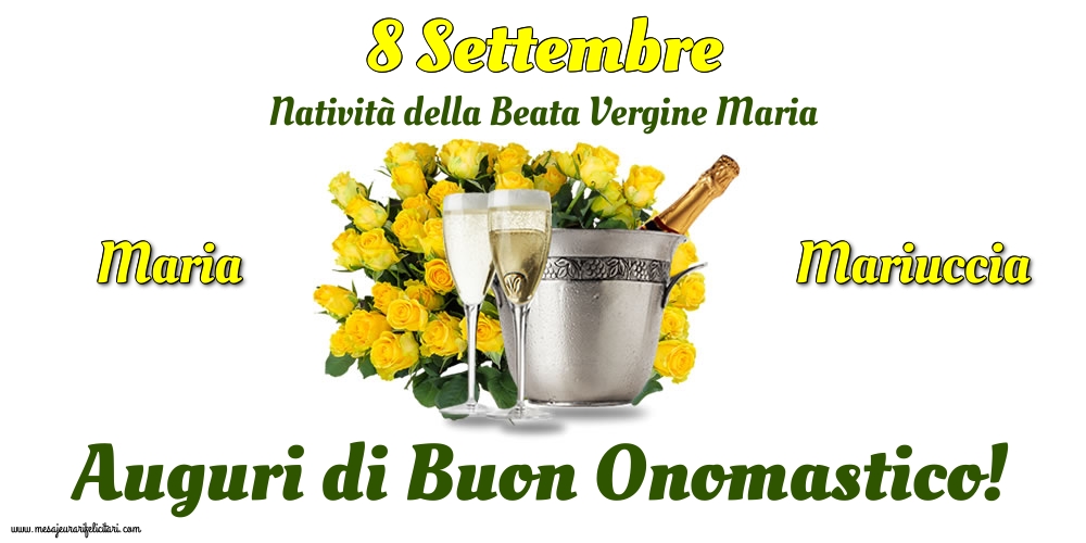 8 Settembre - Natività della Beata Vergine Maria