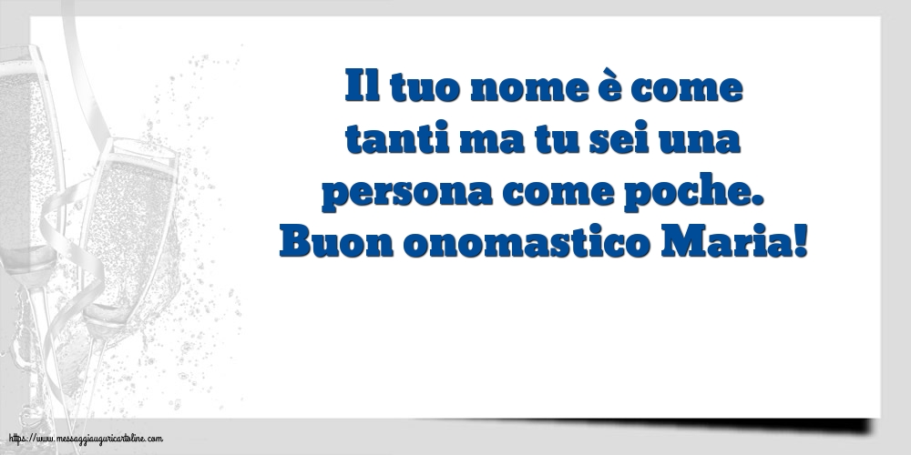 Buon onomastico Maria!