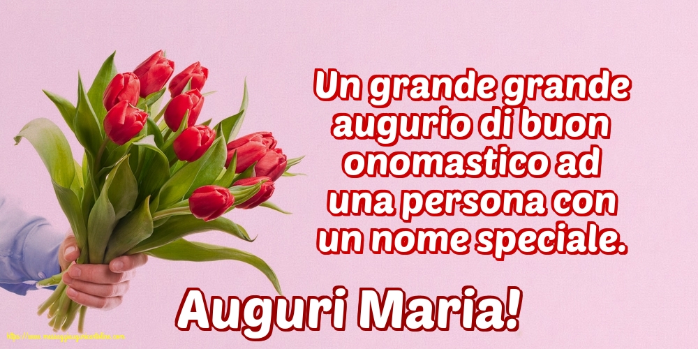 Auguri Maria!