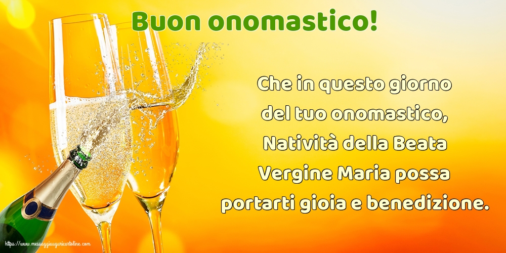 Buon onomastico!