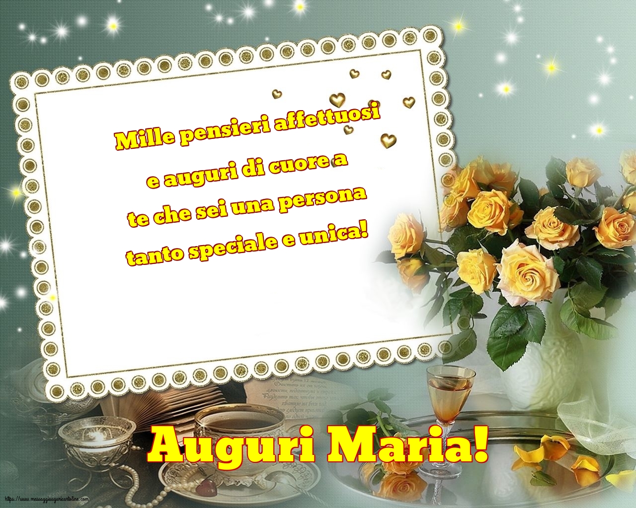 Auguri Maria!