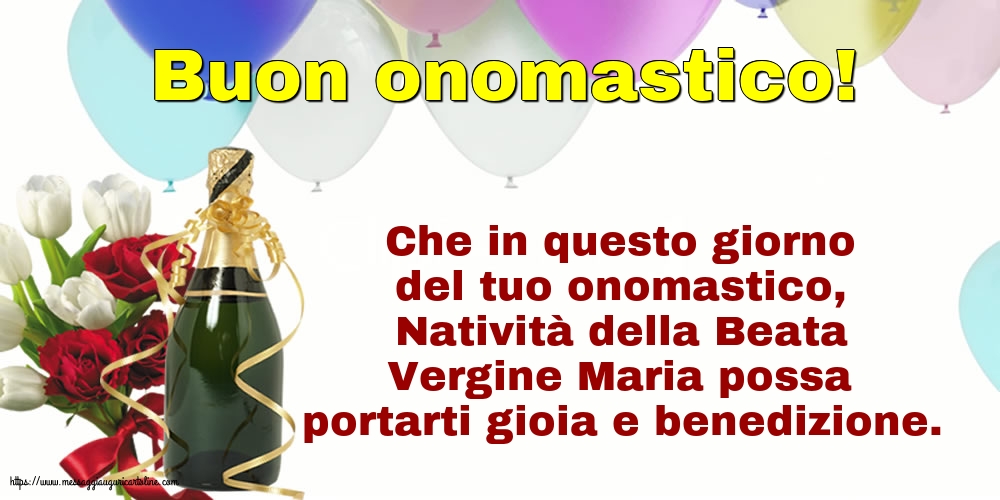 Buon onomastico!