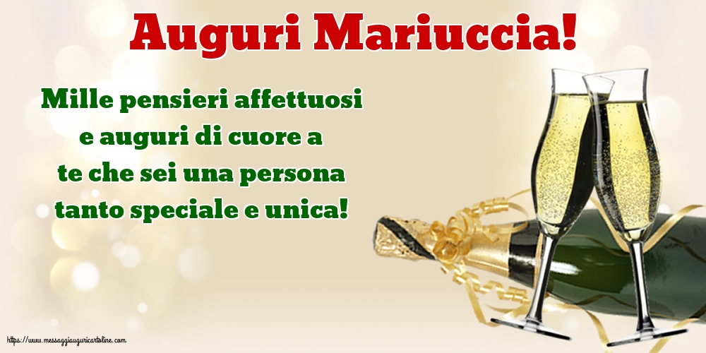 Auguri Mariuccia!