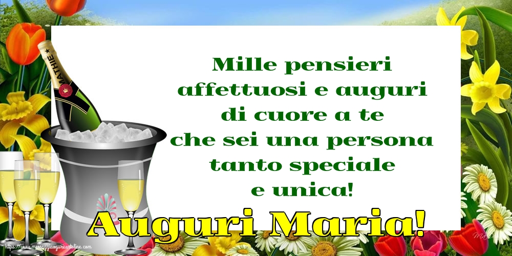 Auguri Maria!