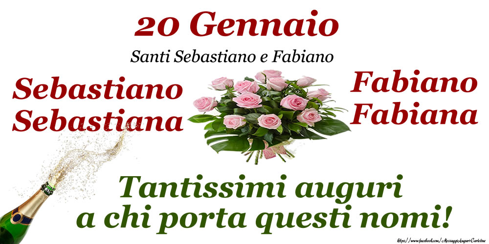 20 Gennaio - Santi Sebastiano e Fabiano