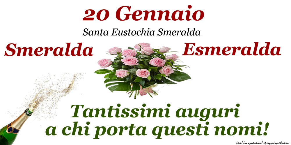 20 Gennaio - Santa Eustochia Smeralda