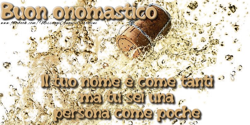 Onomastico Buon onomastico