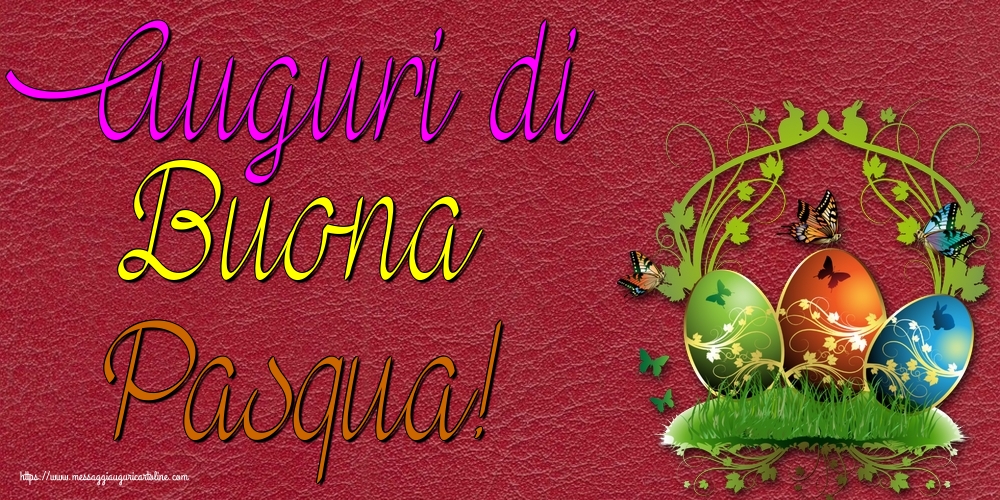Auguri di Buona Pasqua!