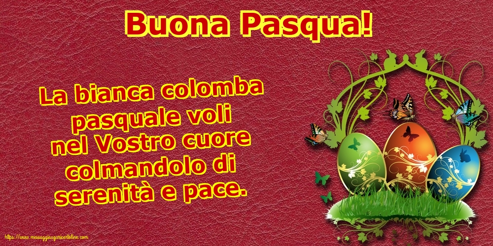 Pasqua Buona Pasqua!