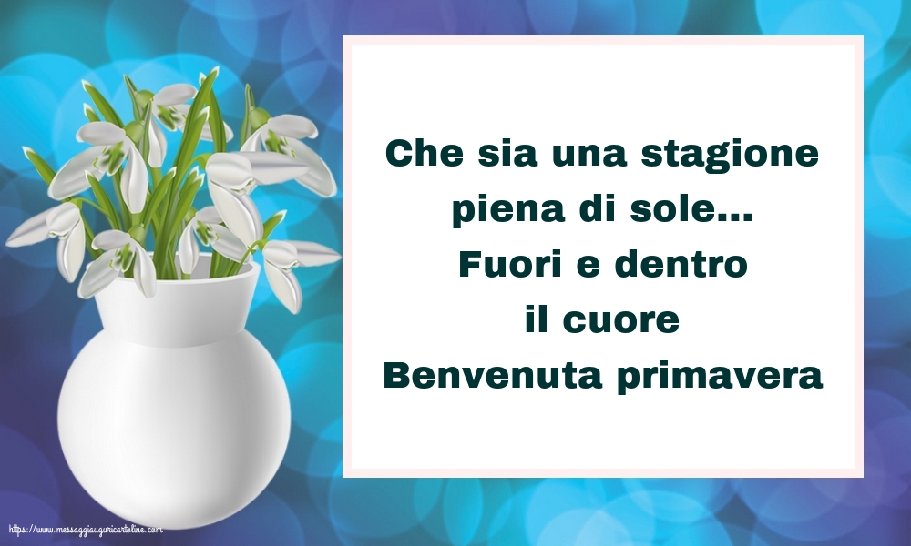 Benvenuta primavera