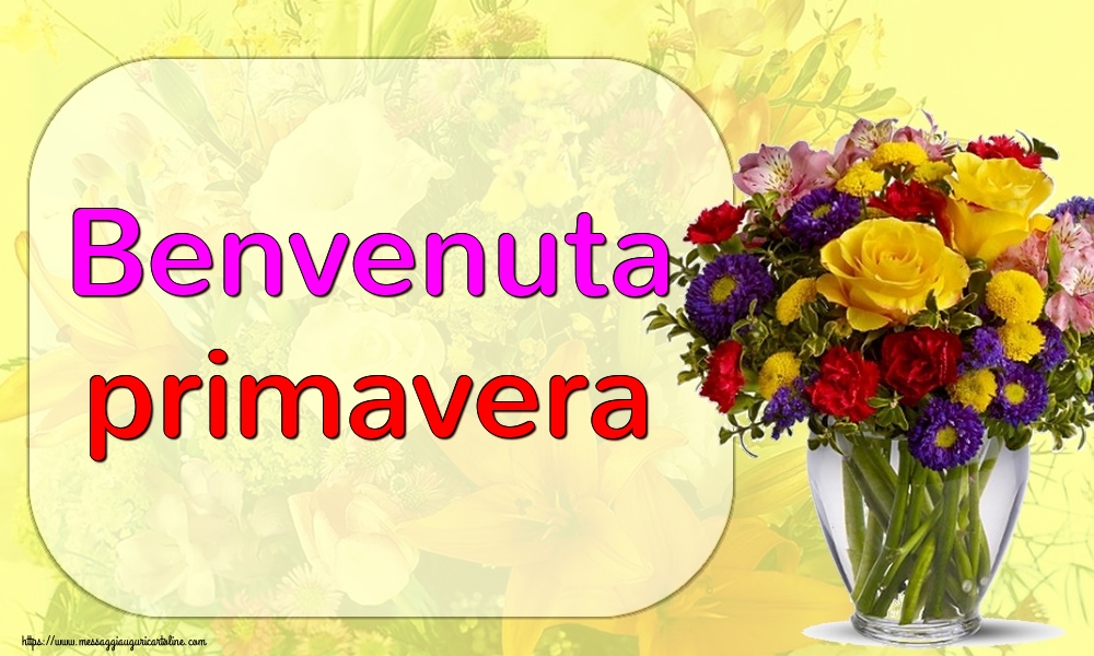 Benvenuta primavera