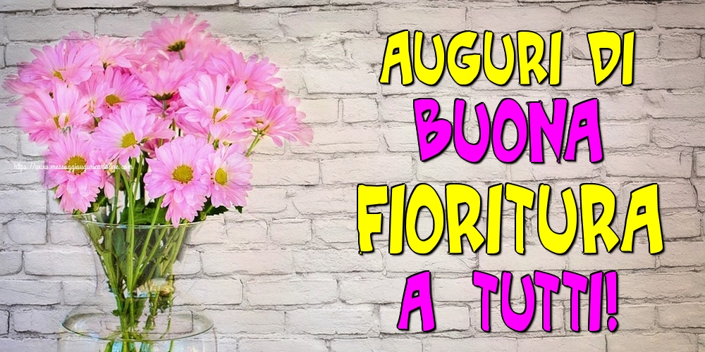 Auguri di buona fioritura a tutti!