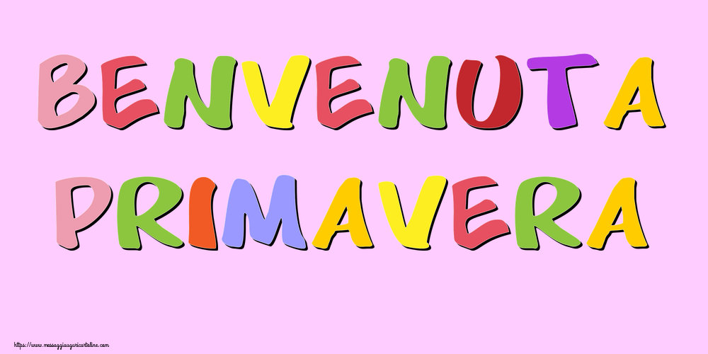 Benvenuta primavera