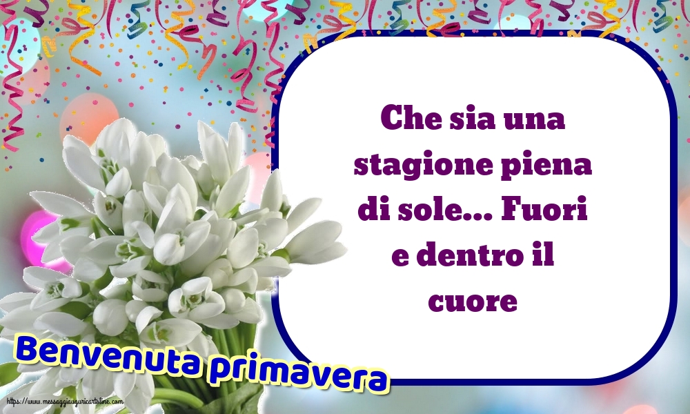 Benvenuta primavera