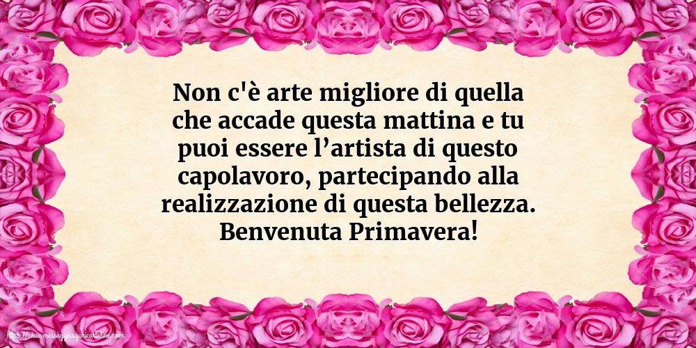 Benvenuta Primavera!