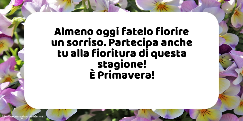 È Primavera!