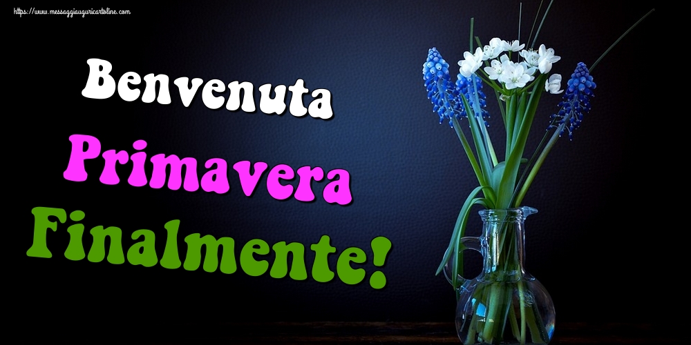 Benvenuta Primavera Finalmente!
