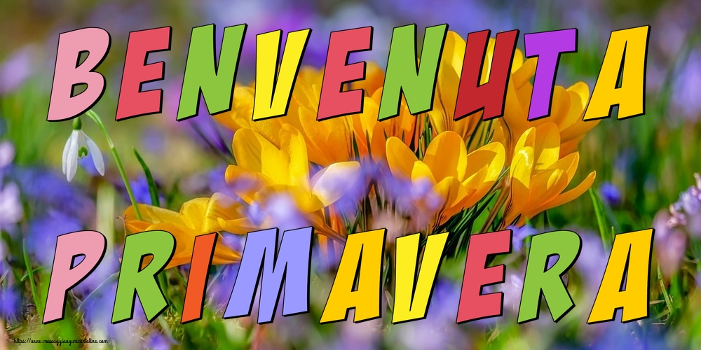 Benvenuta primavera