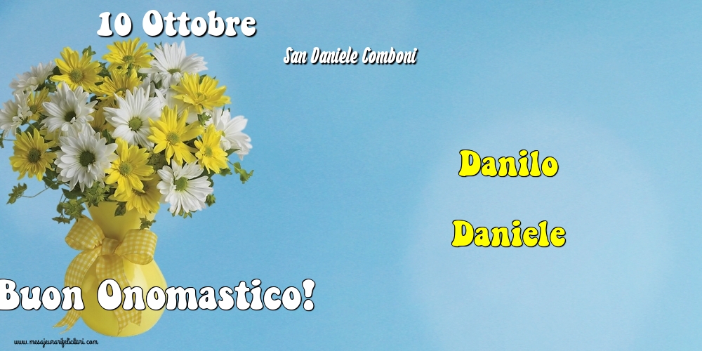 10 Ottobre - San Daniele Comboni