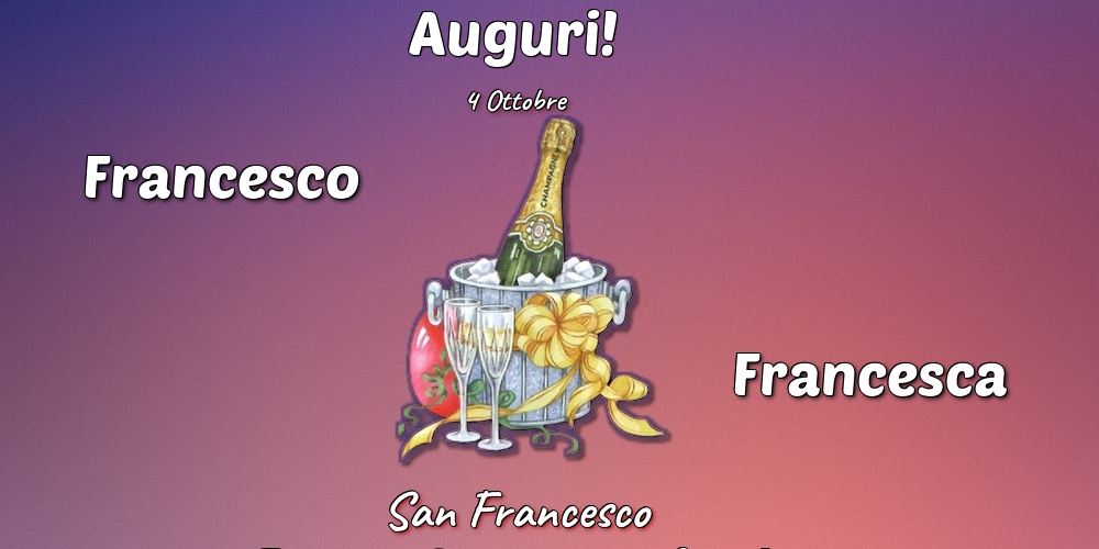 4 Ottobre - San Francesco