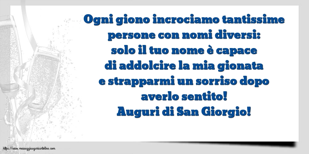 Auguri di San Giorgio!