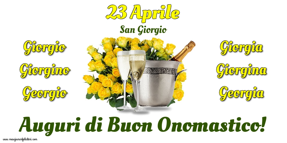 23 Aprile - San Giorgio