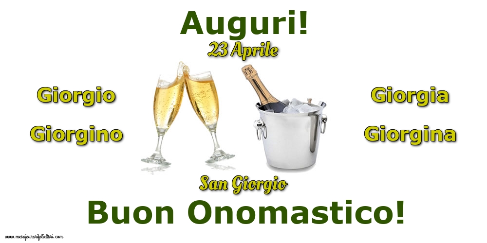 23 Aprile - San Giorgio