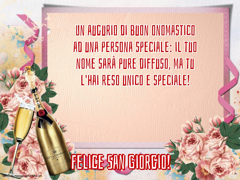 Felice San Giorgio!
